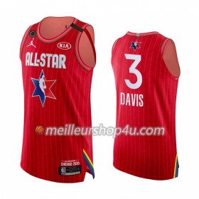 Maillot Basket Homme Los Angeles Lakers Anthony Davis 3 2020 All-Star Jordan Brand Kobe Forever Rouge Swingman